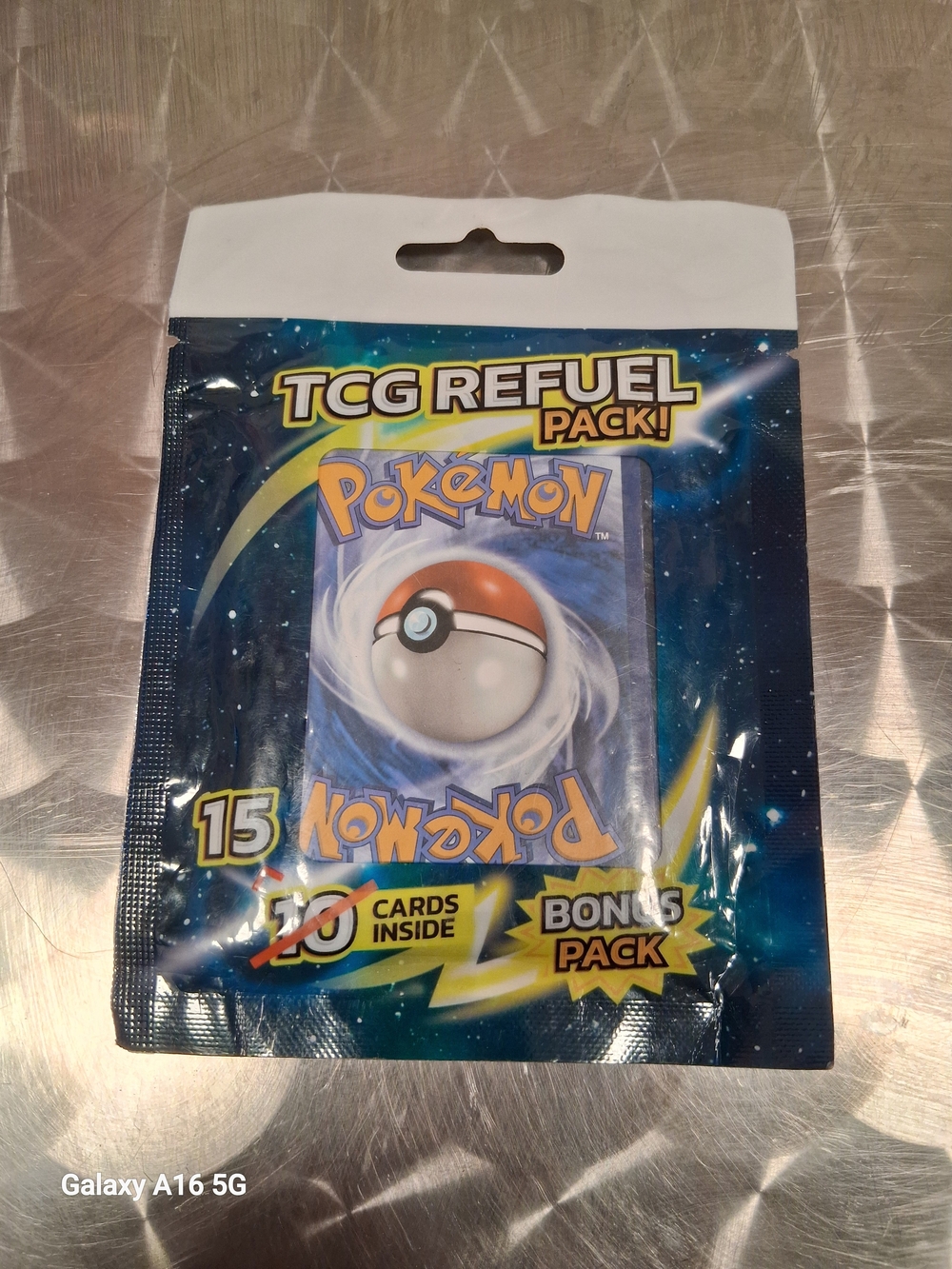 Pokemon TCG Refuel Pack - Blue and Yellow Galaxy Artwork